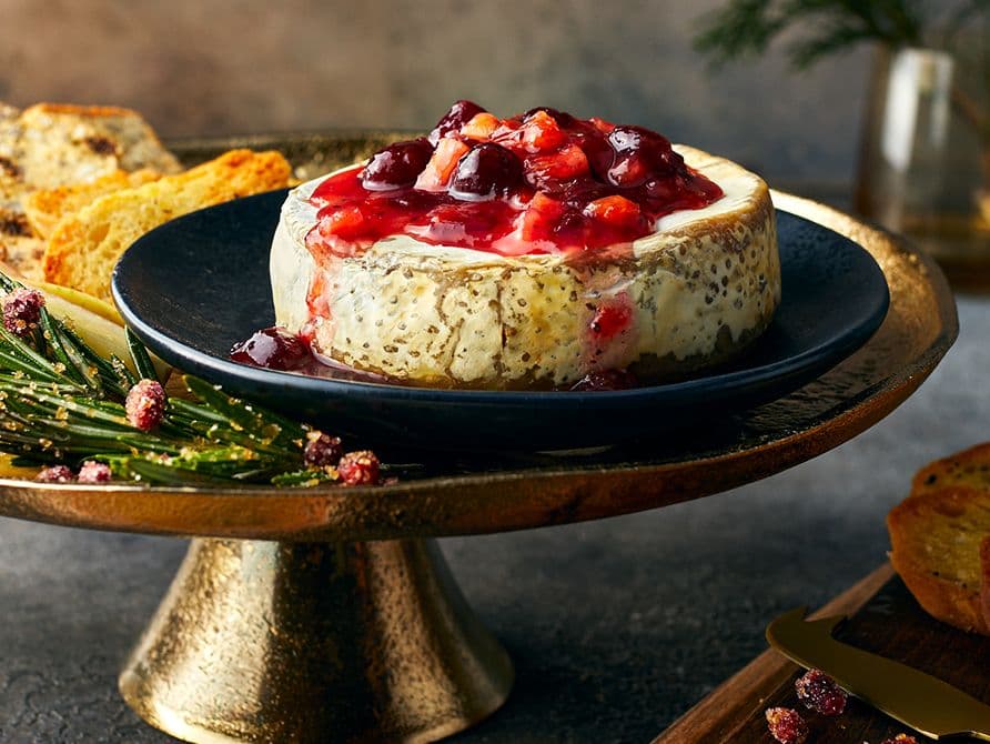 Cranberry Almond Baked Brie