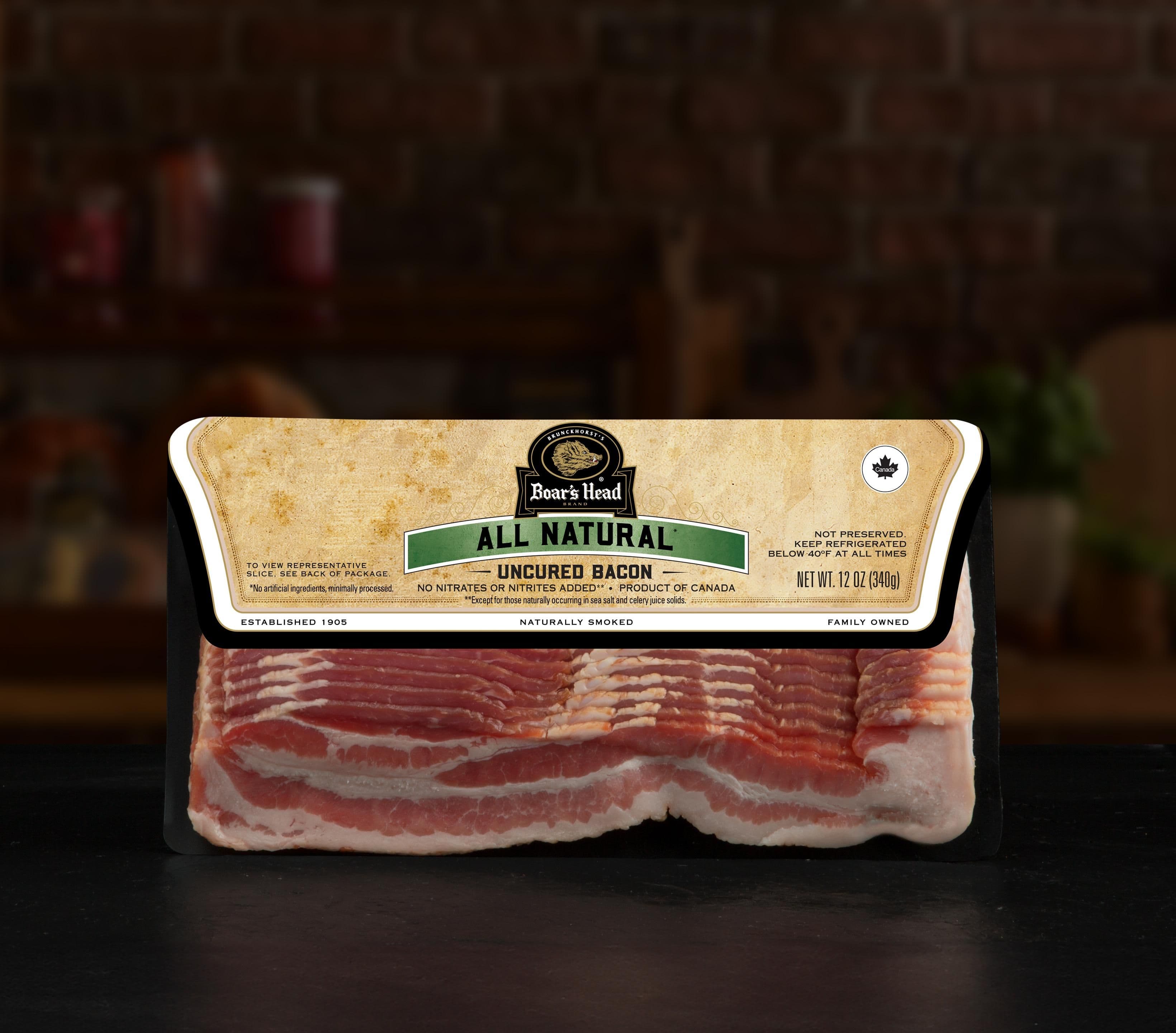 Naturally Smoked All-Natural* Uncured Bacon