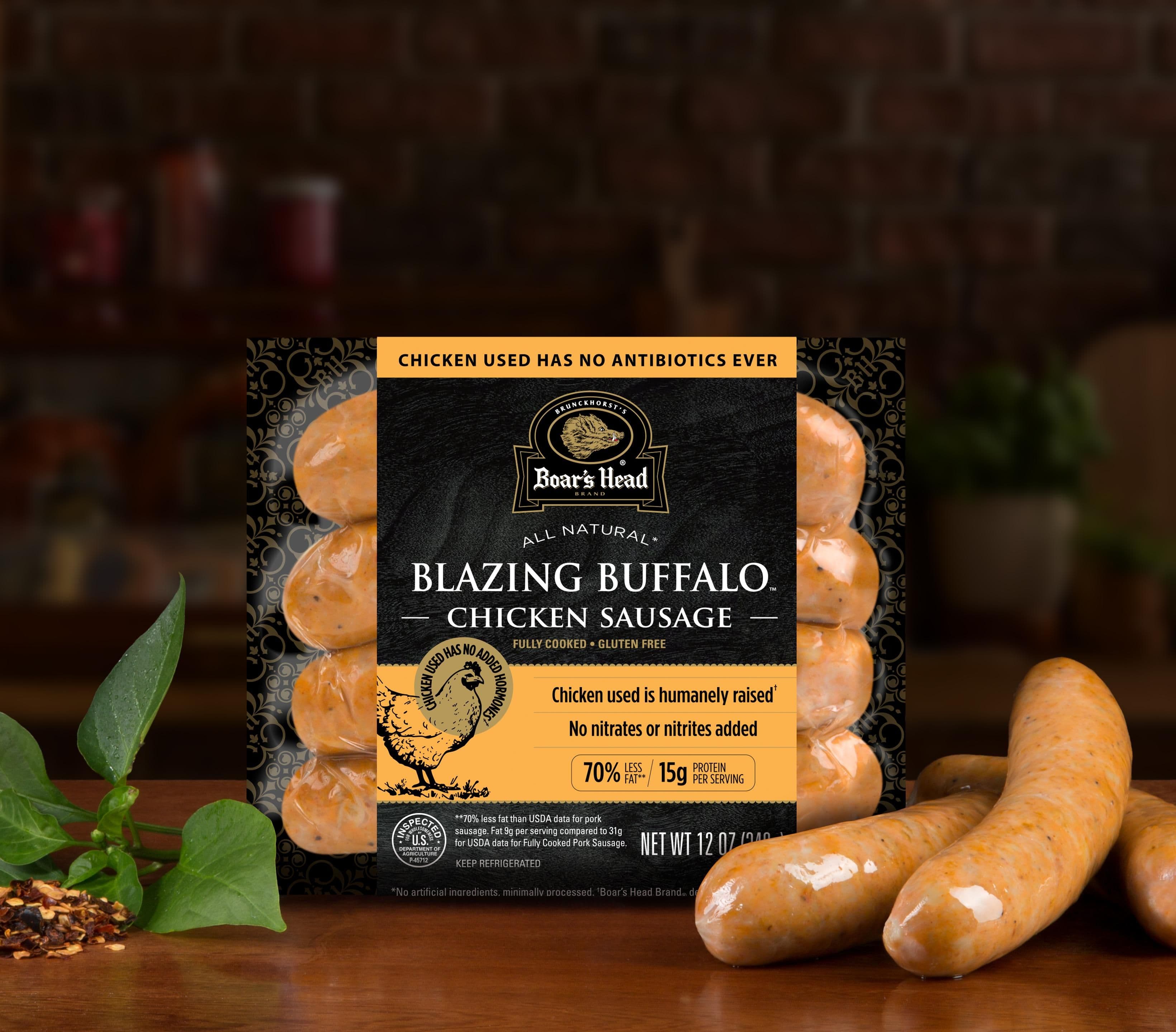 Blazing Buffalo® All Natural* Chicken Sausage