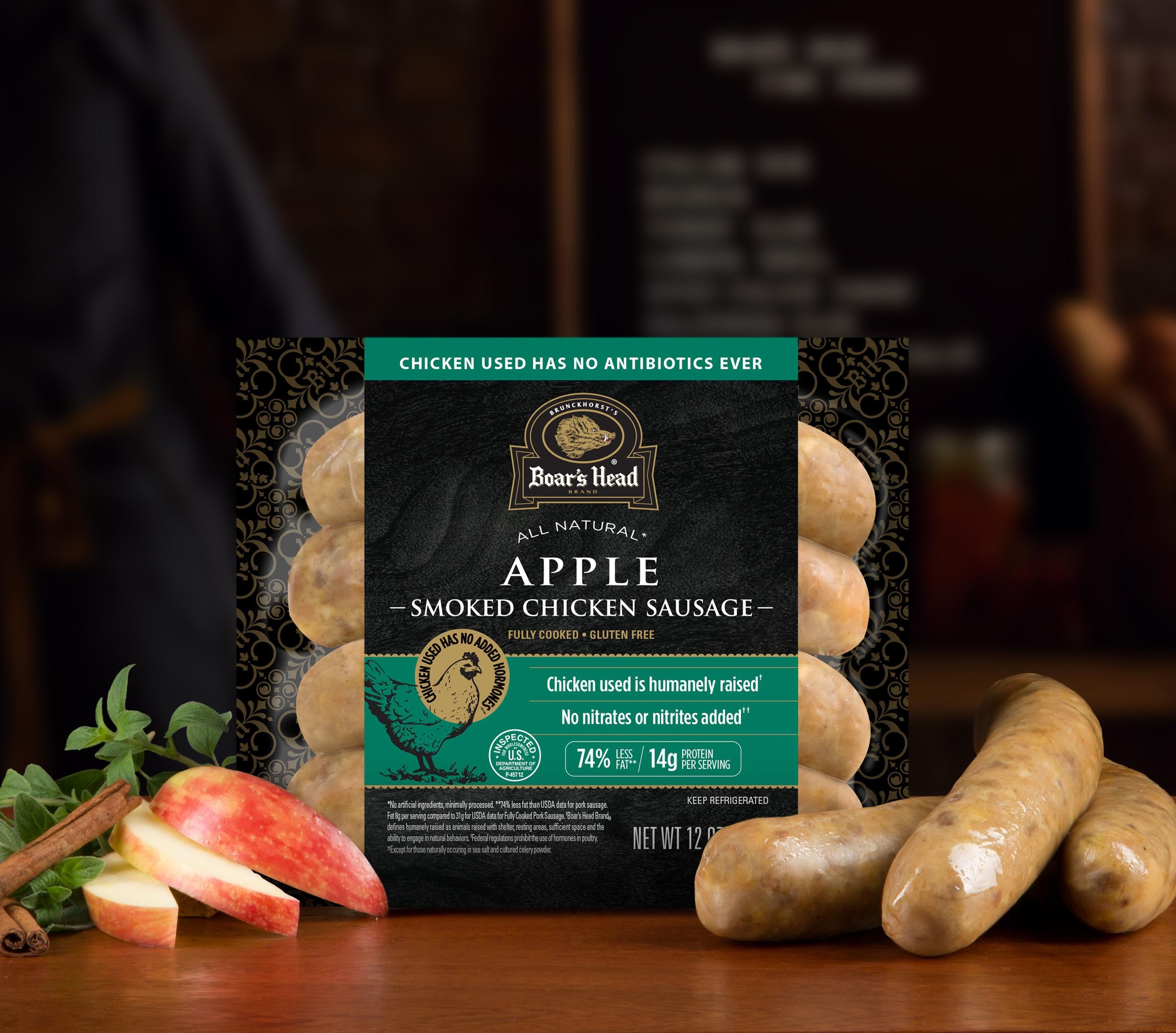 All Natural* Apple Smoked Chicken Sausage