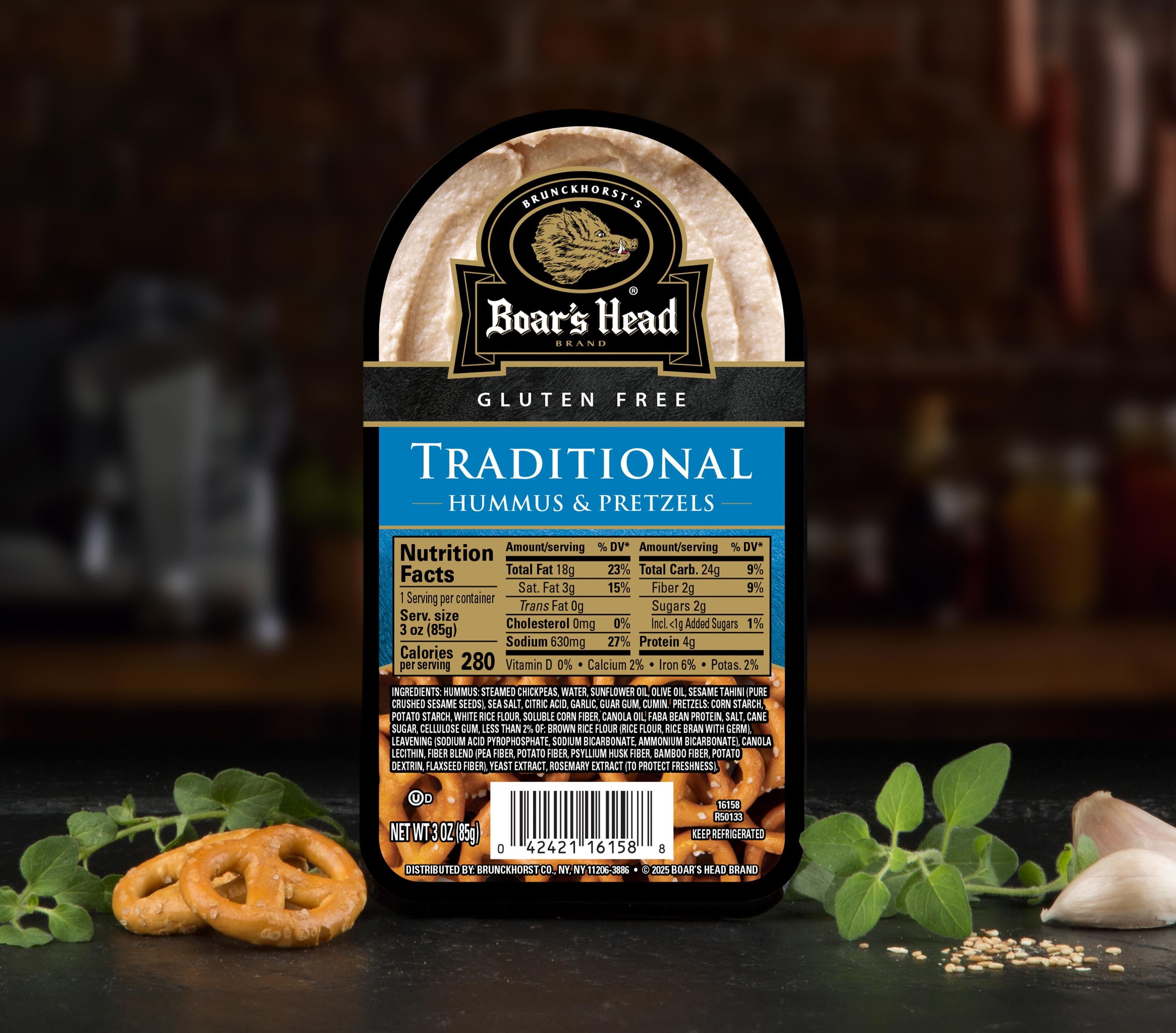 Traditional Hummus & Pretzels