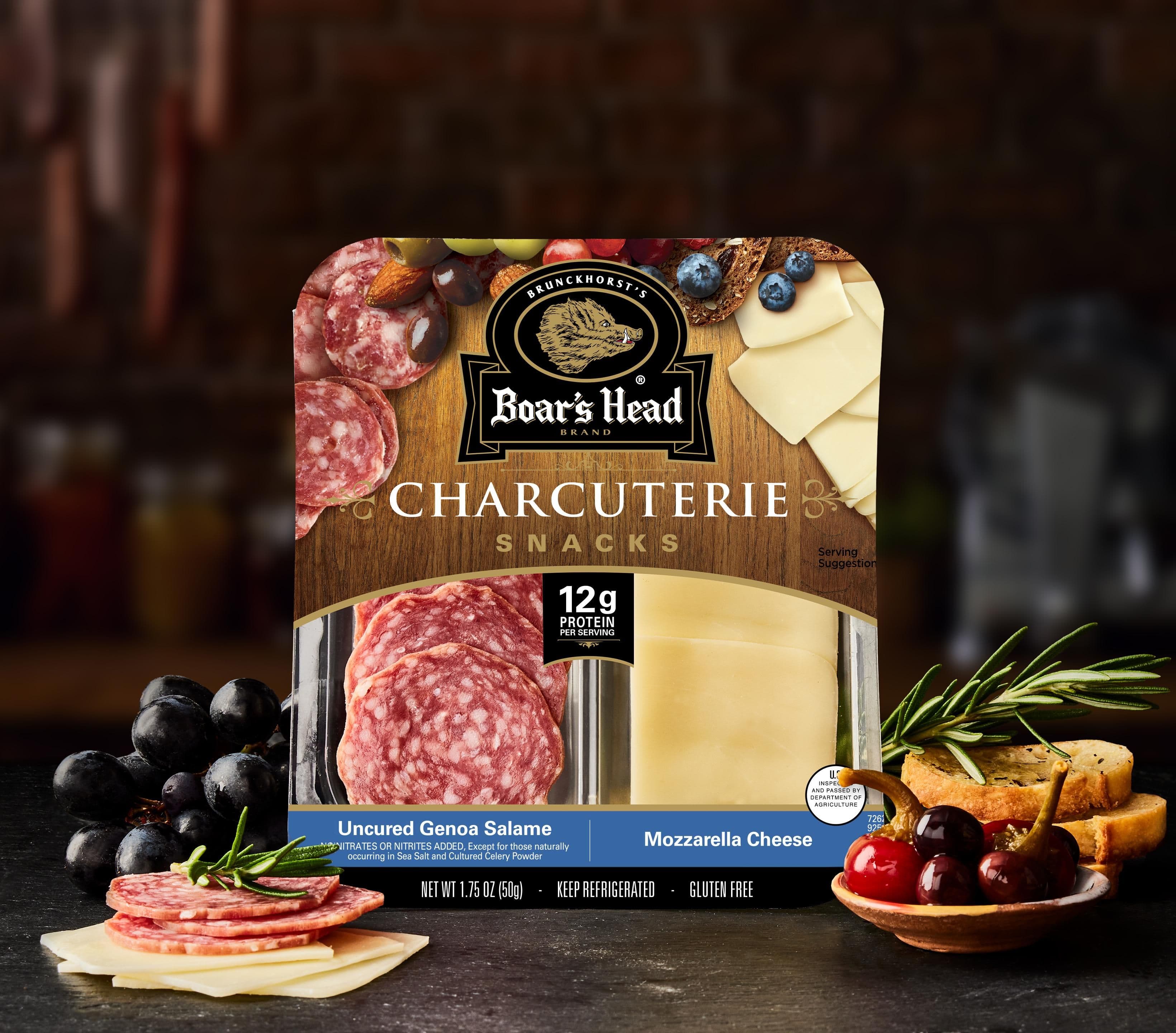 Uncured Genoa Salame & Mozzarella Cheese