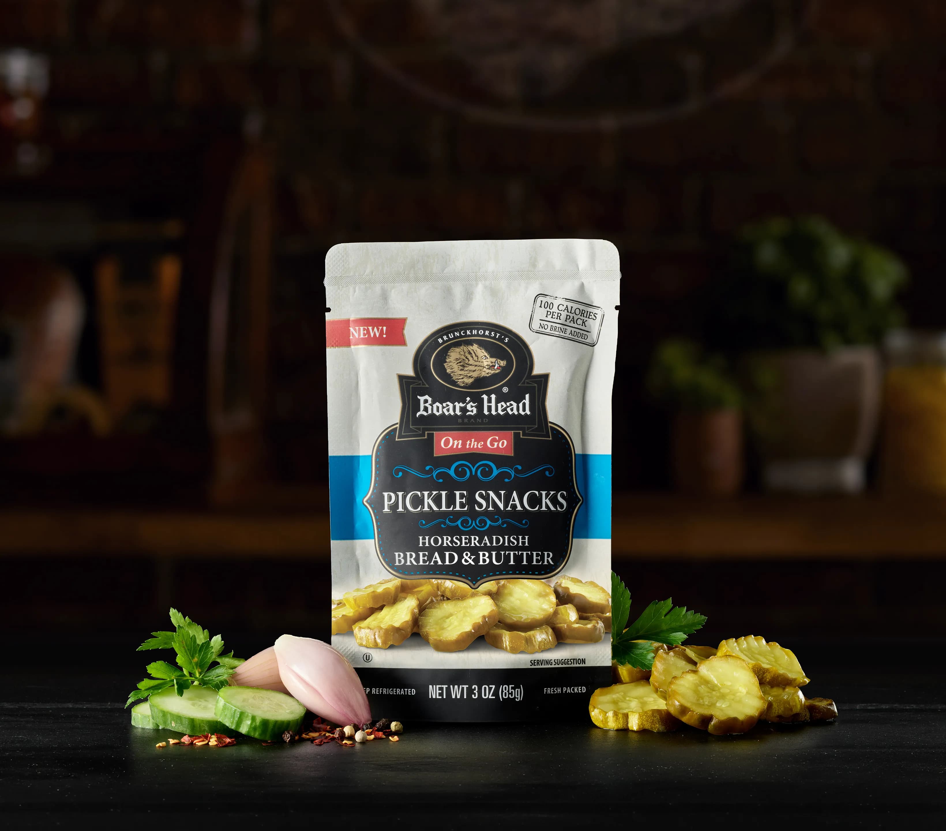 Horseradish Bread & Butter Pickle Snacks