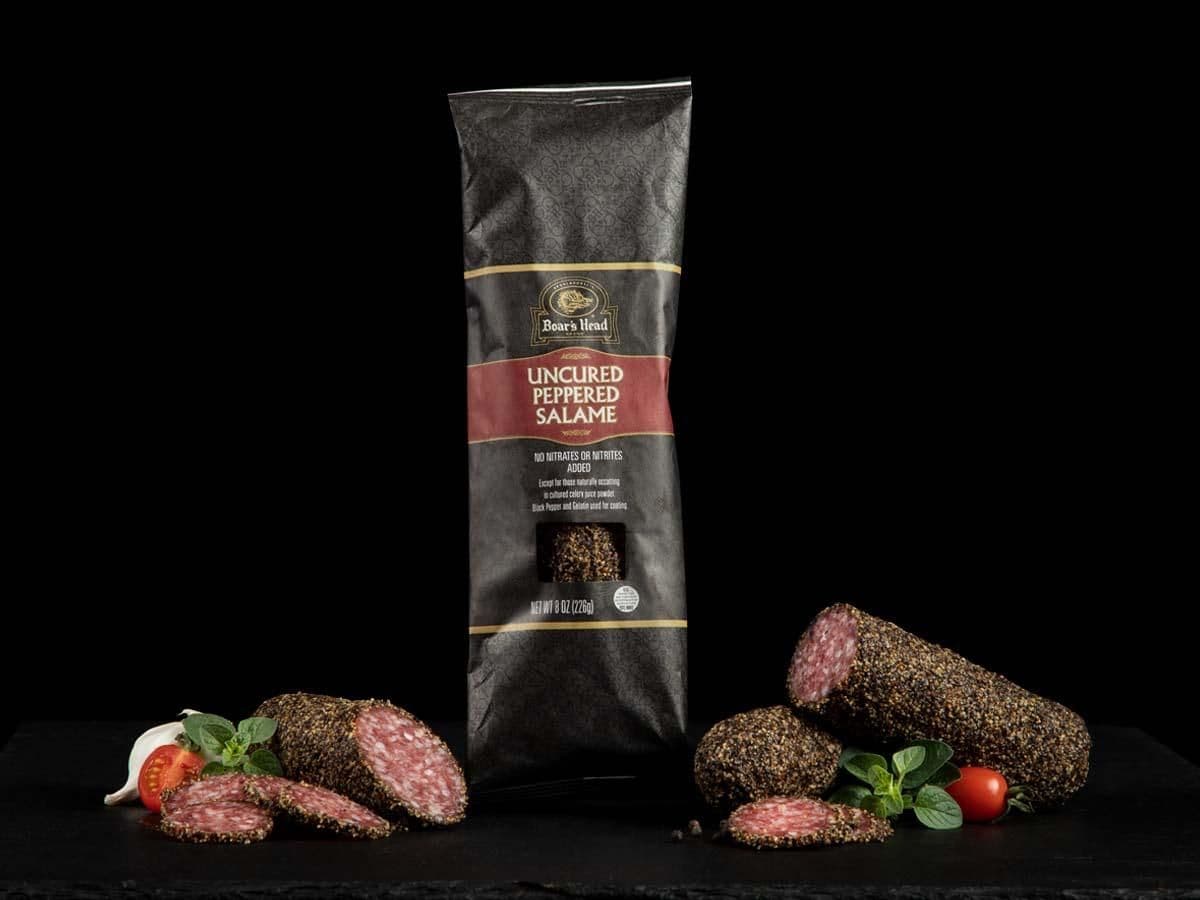 Uncured Peppered Salame