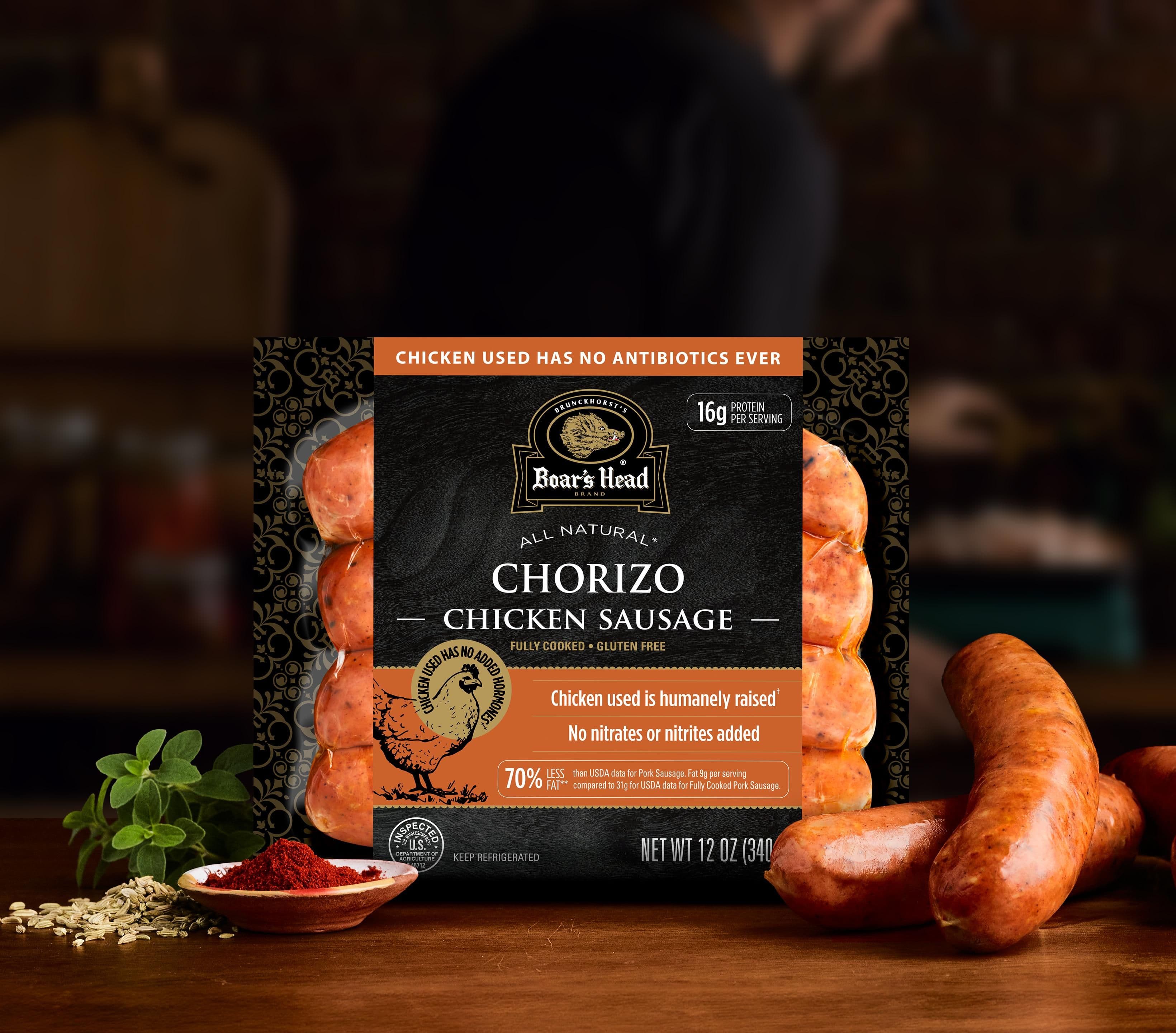Chorizo All Natural* Chicken Sausage