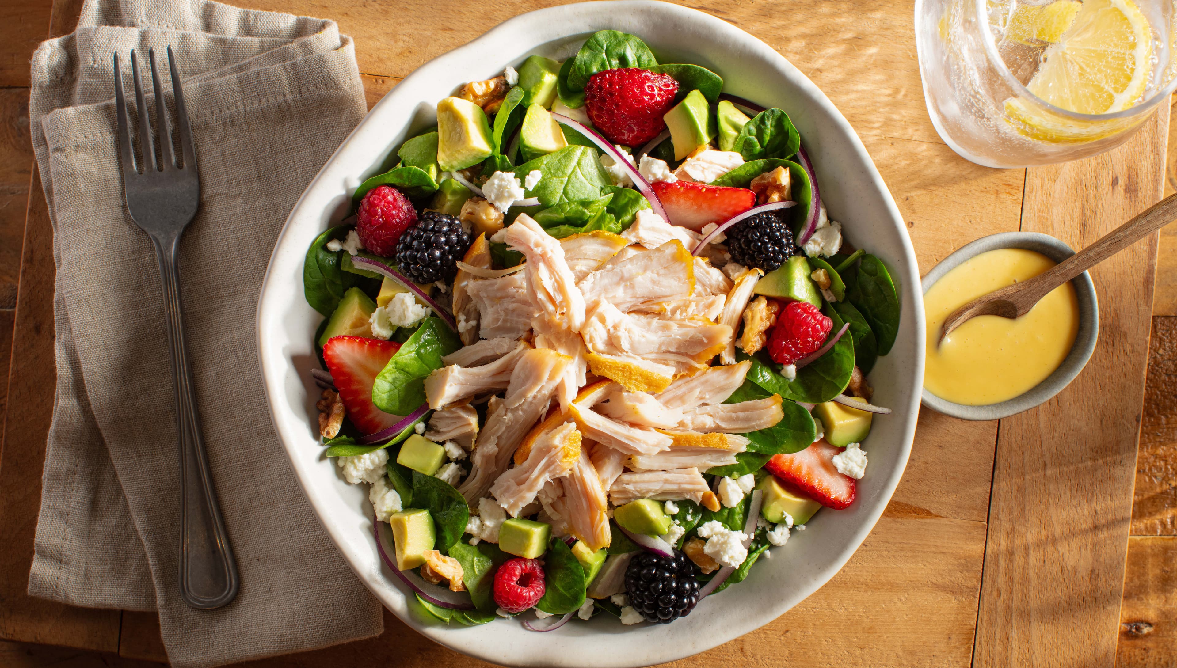 The Fryer's™ Deep Fried* Turkey Breast Blackberry Salad