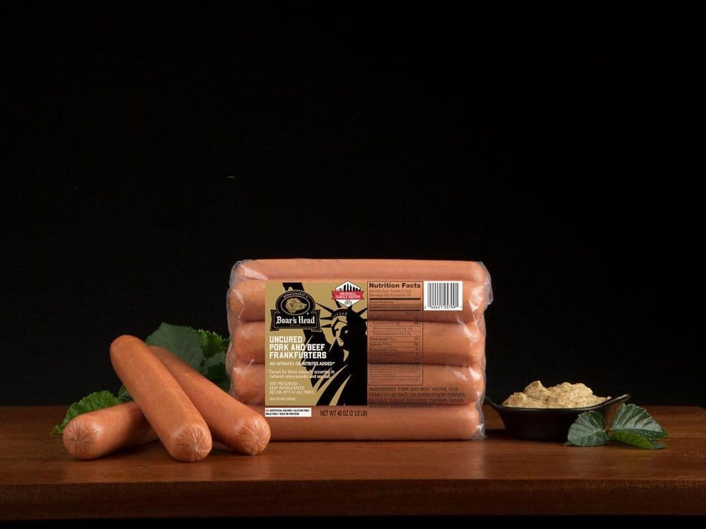 Uncured Pork & Beef Frankfurters - Skinless
