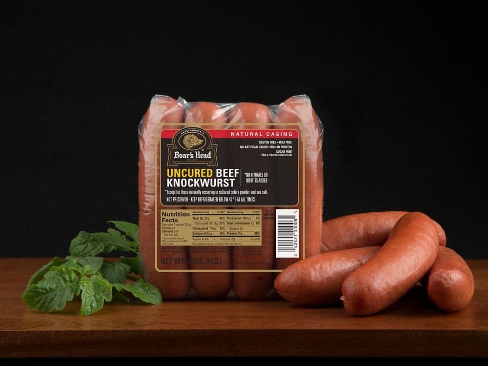 Uncured Beef Knockwurst
