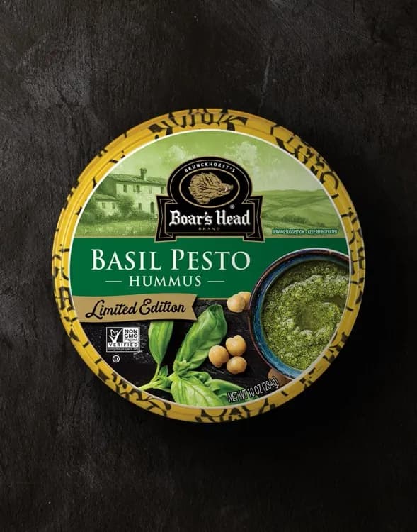 Basil Pesto Hummus
